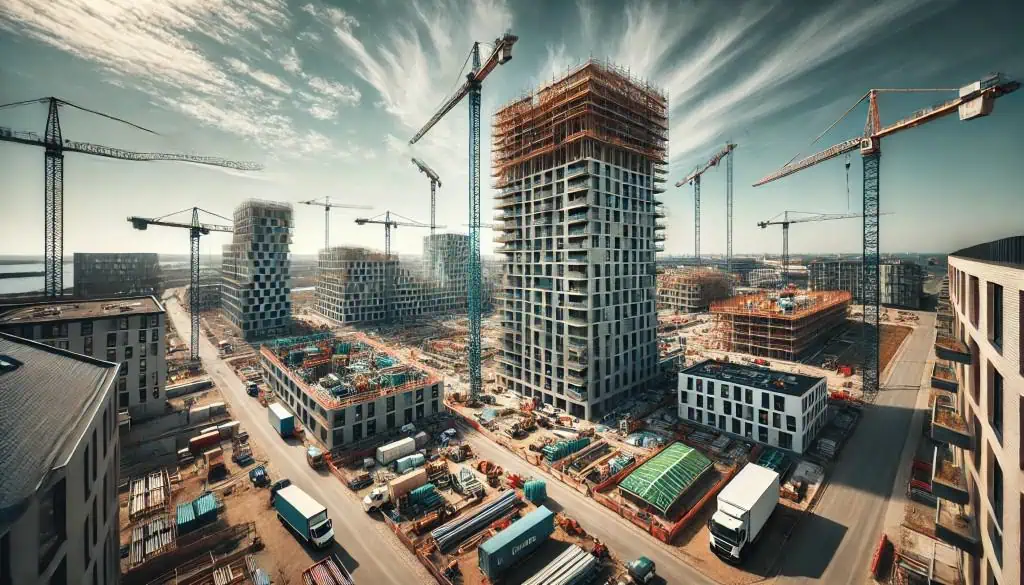 Stigning i byggeaktivitet - Erhvervsbygninger fører an i væksten - Nyhedsmedie - DanmarksBusiness